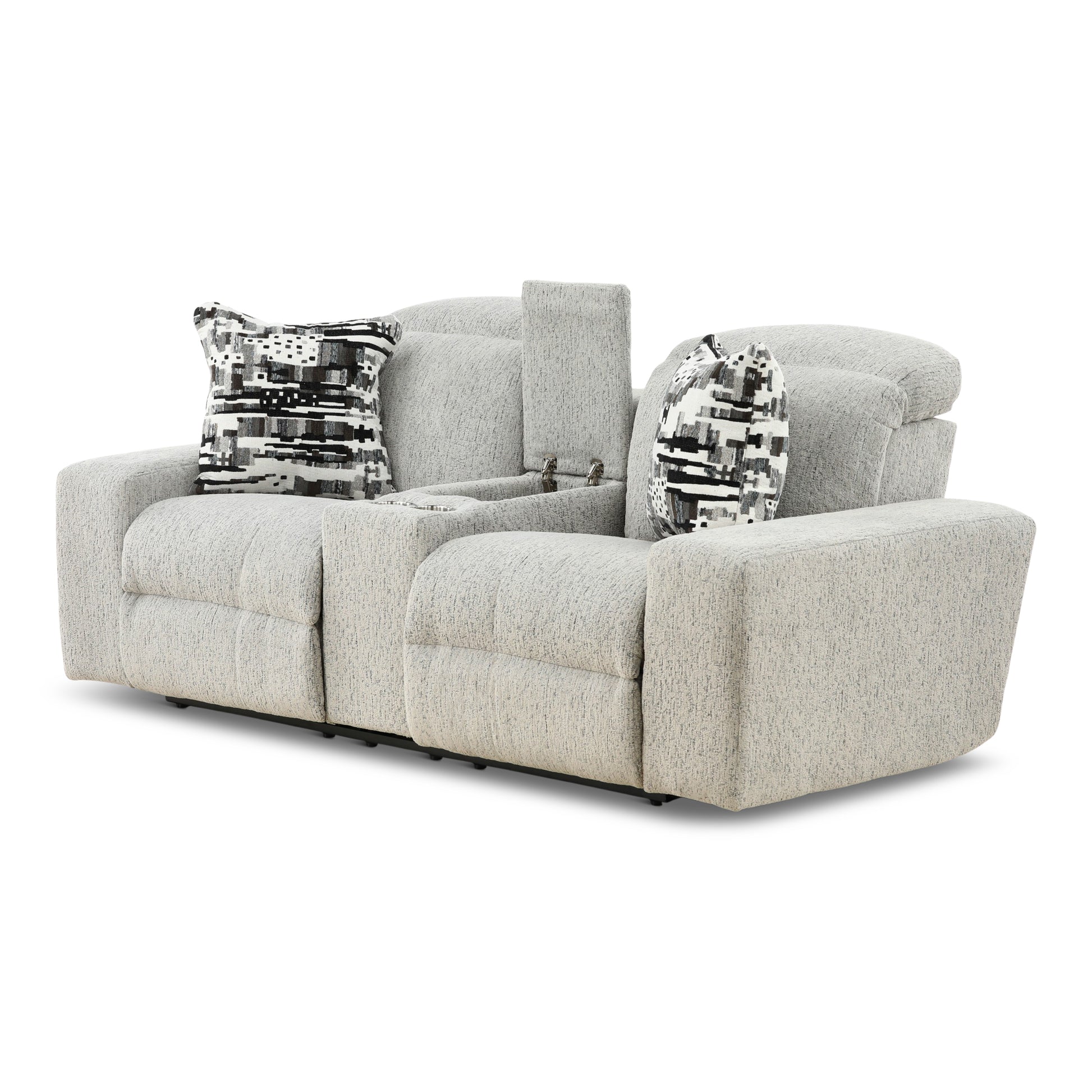 Indra Power Reclining Console Loveseat