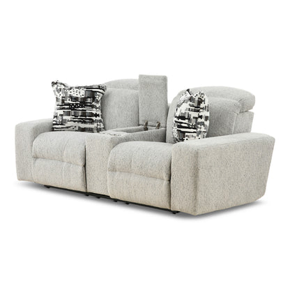 Indra Power Reclining Console Loveseat