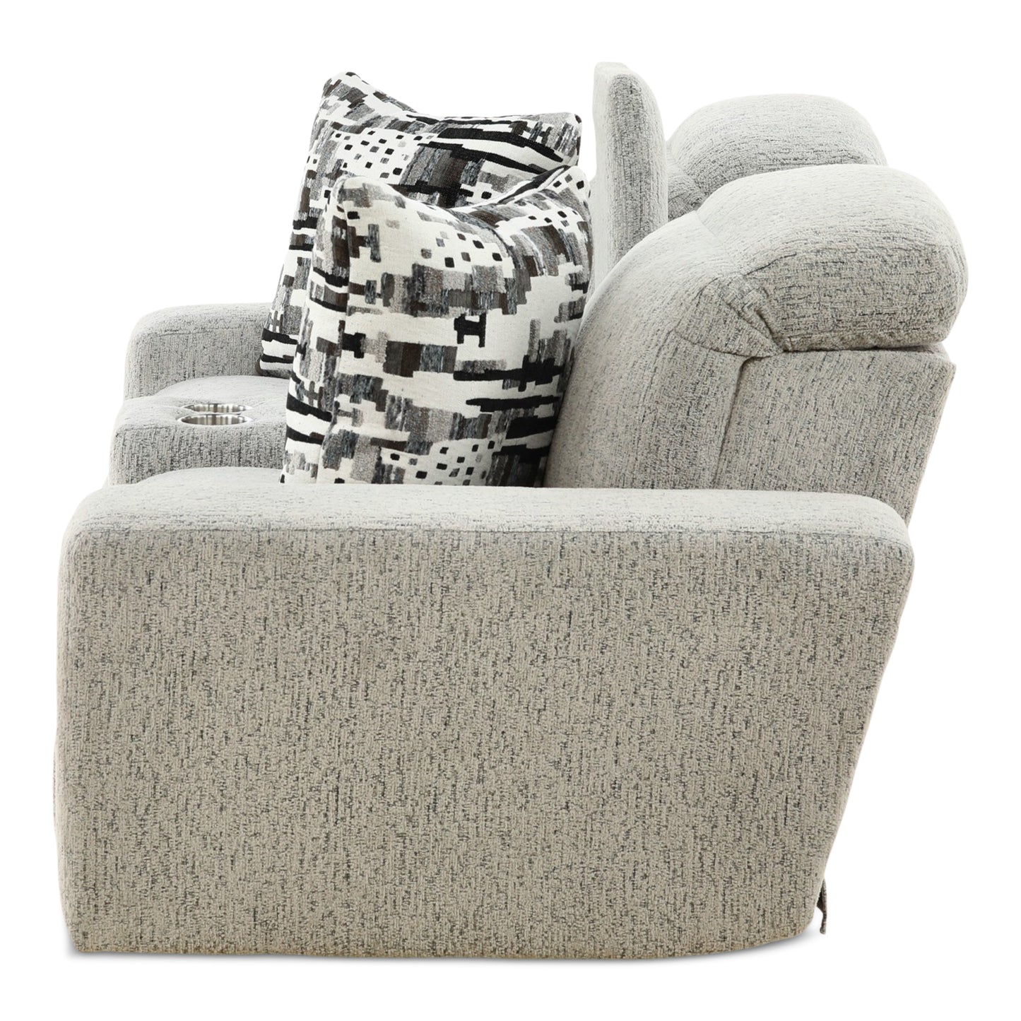 Indra Power Reclining Console Loveseat