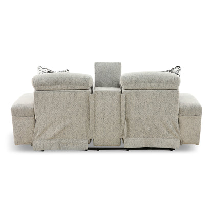 Indra Power Reclining Console Loveseat
