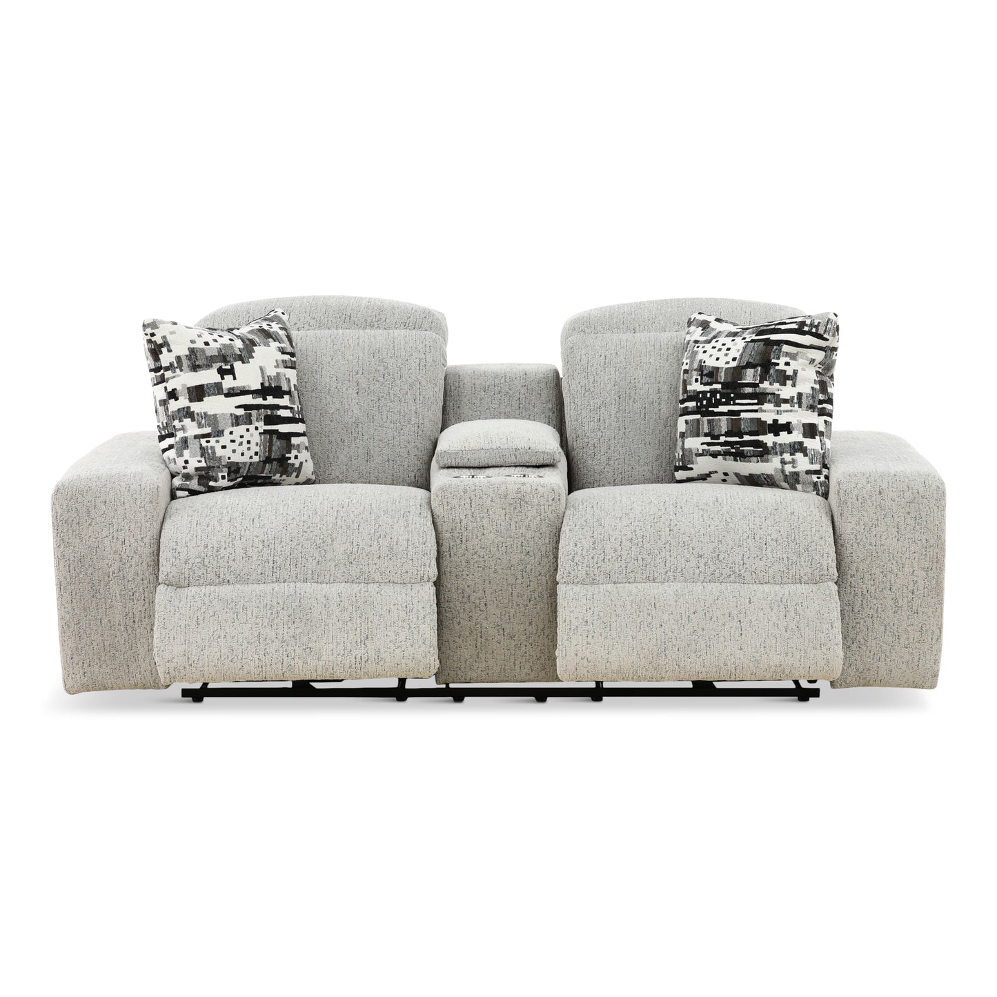 Indra Power Reclining Console Loveseat