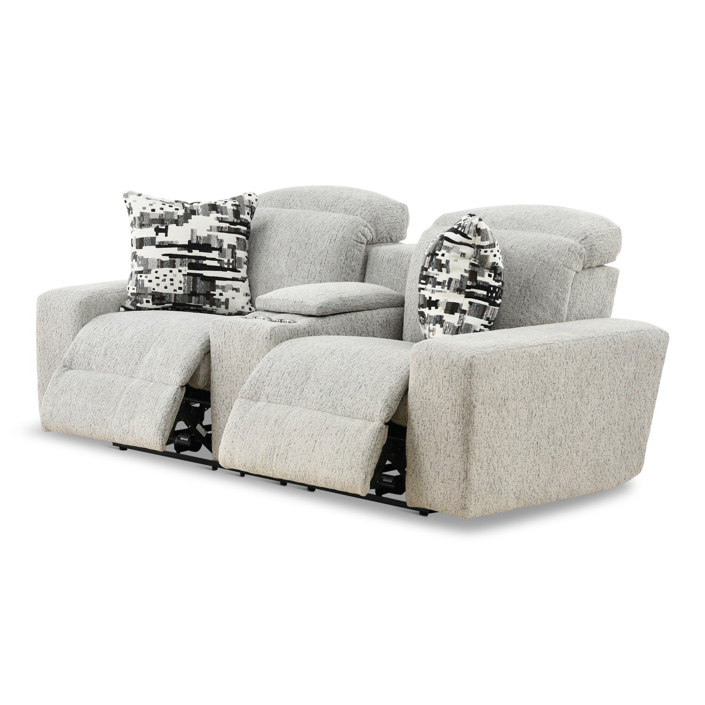 Indra Power Reclining Console Loveseat