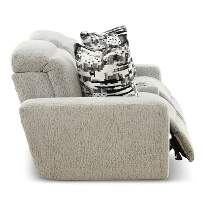 Indra Power Reclining Console Loveseat