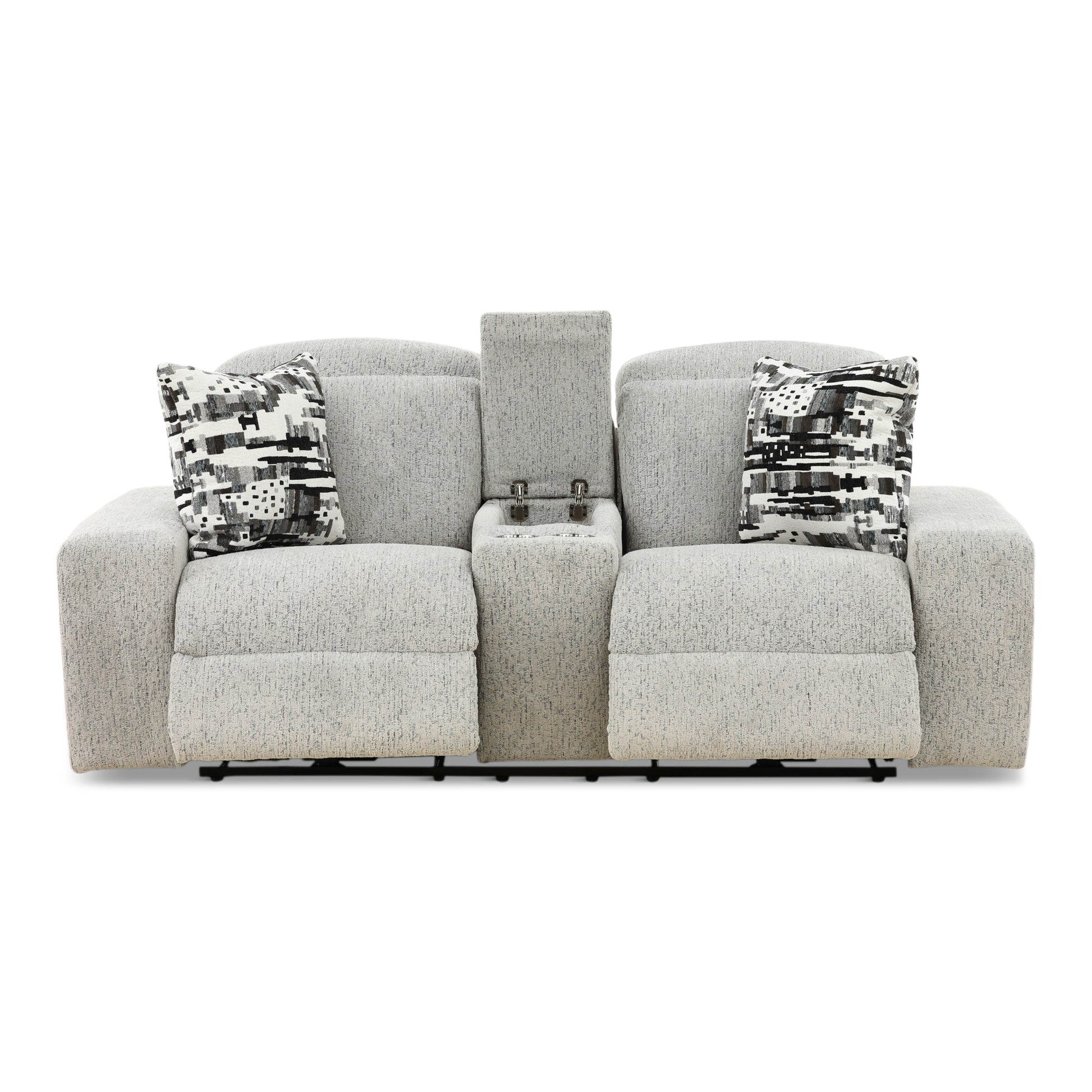 Indra Power Reclining Console Loveseat
