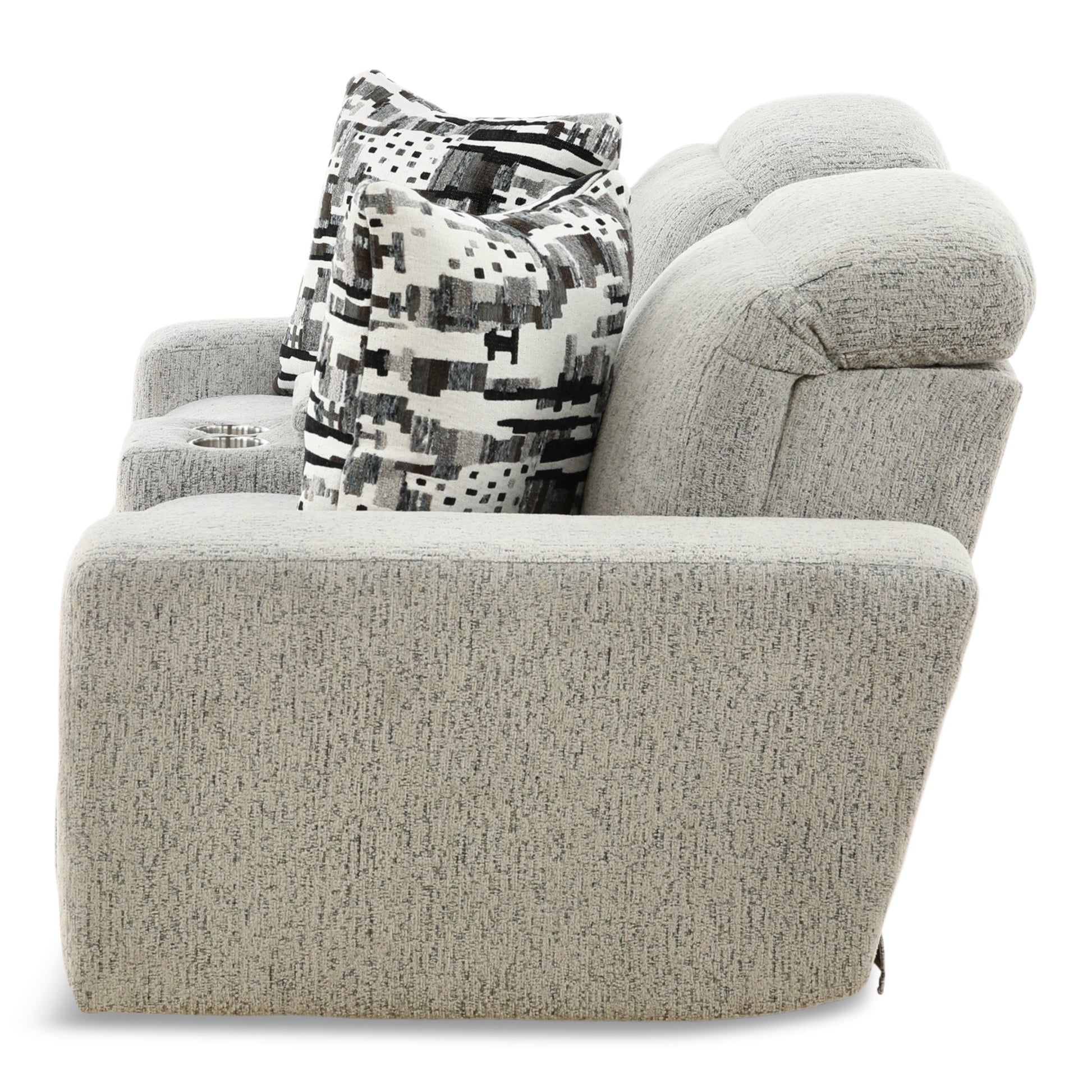 Indra Power Reclining Console Loveseat