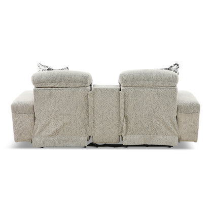 Indra Power Reclining Console Loveseat