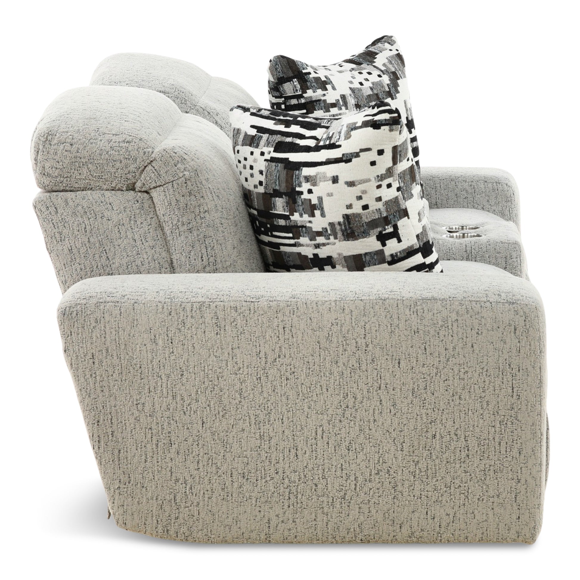 Indra Power Reclining Console Loveseat