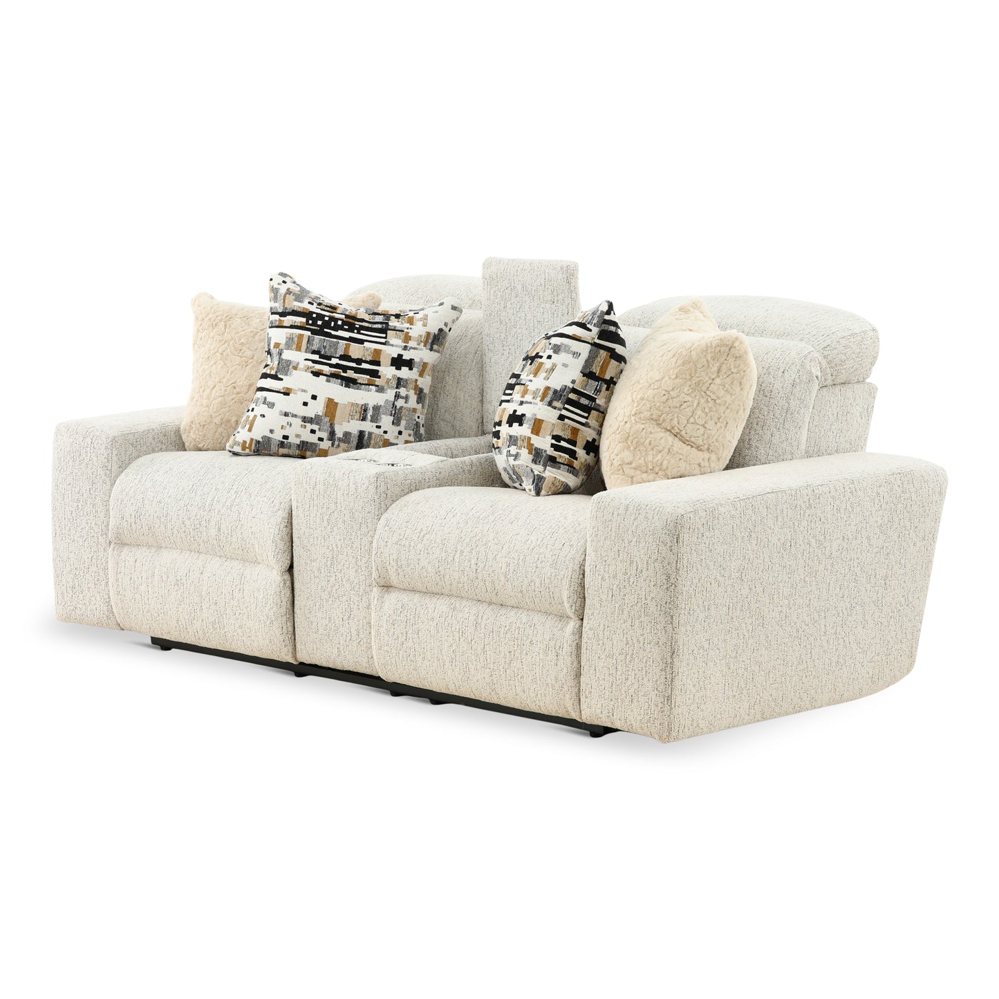 Indra Power Reclining Console Loveseat