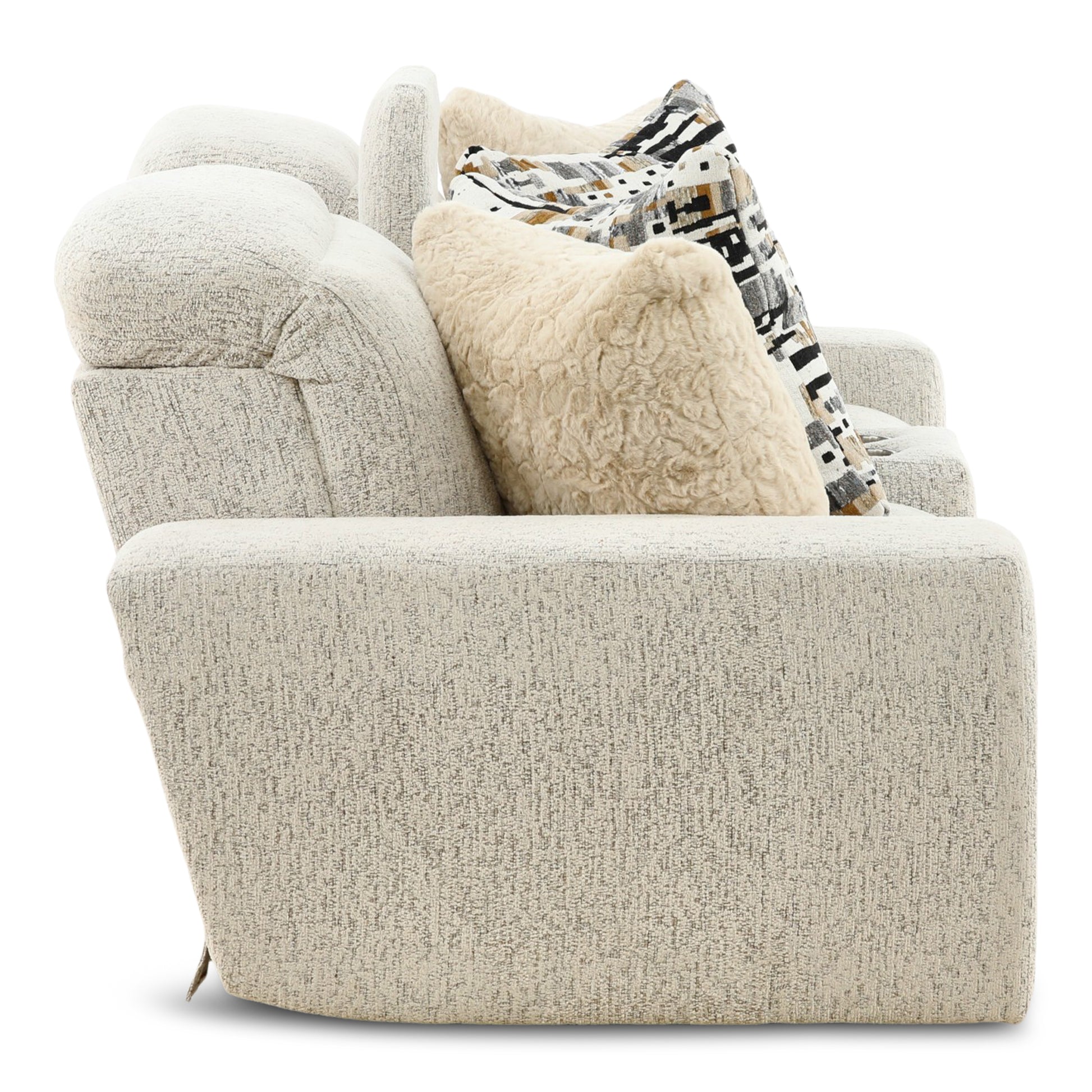 Indra Power Reclining Console Loveseat