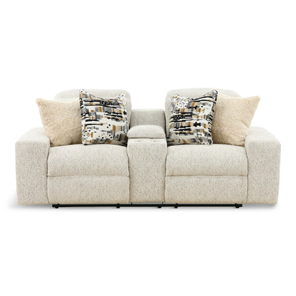 Indra Power Reclining Console Loveseat