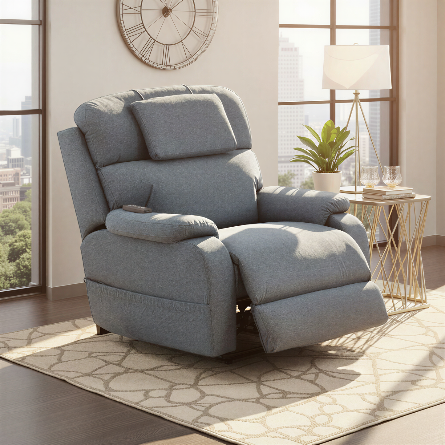 Reginald Oversized Power Recliner