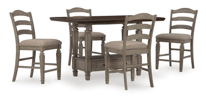 Lodenbay 5-Piece Counter Dining Set