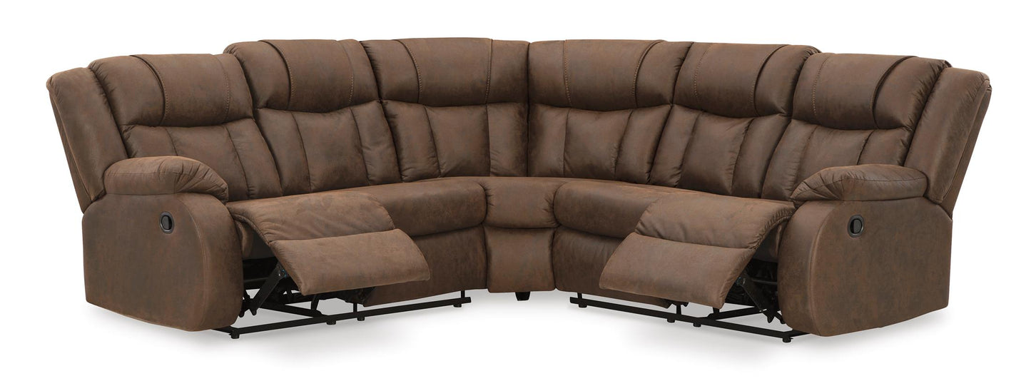 Trail Boys 2-Piece Reclining Sectional