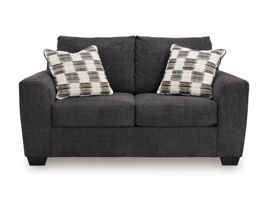 Ashley Loreo Loveseat Ebony