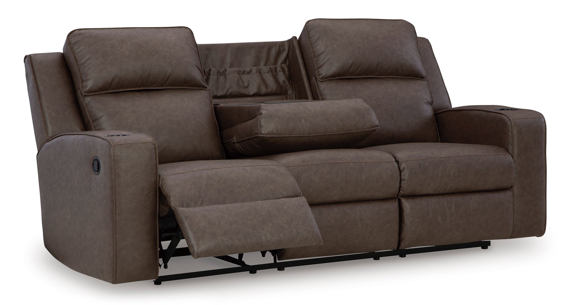 Lavenhorne Reclining Sofa with Drop Down Table