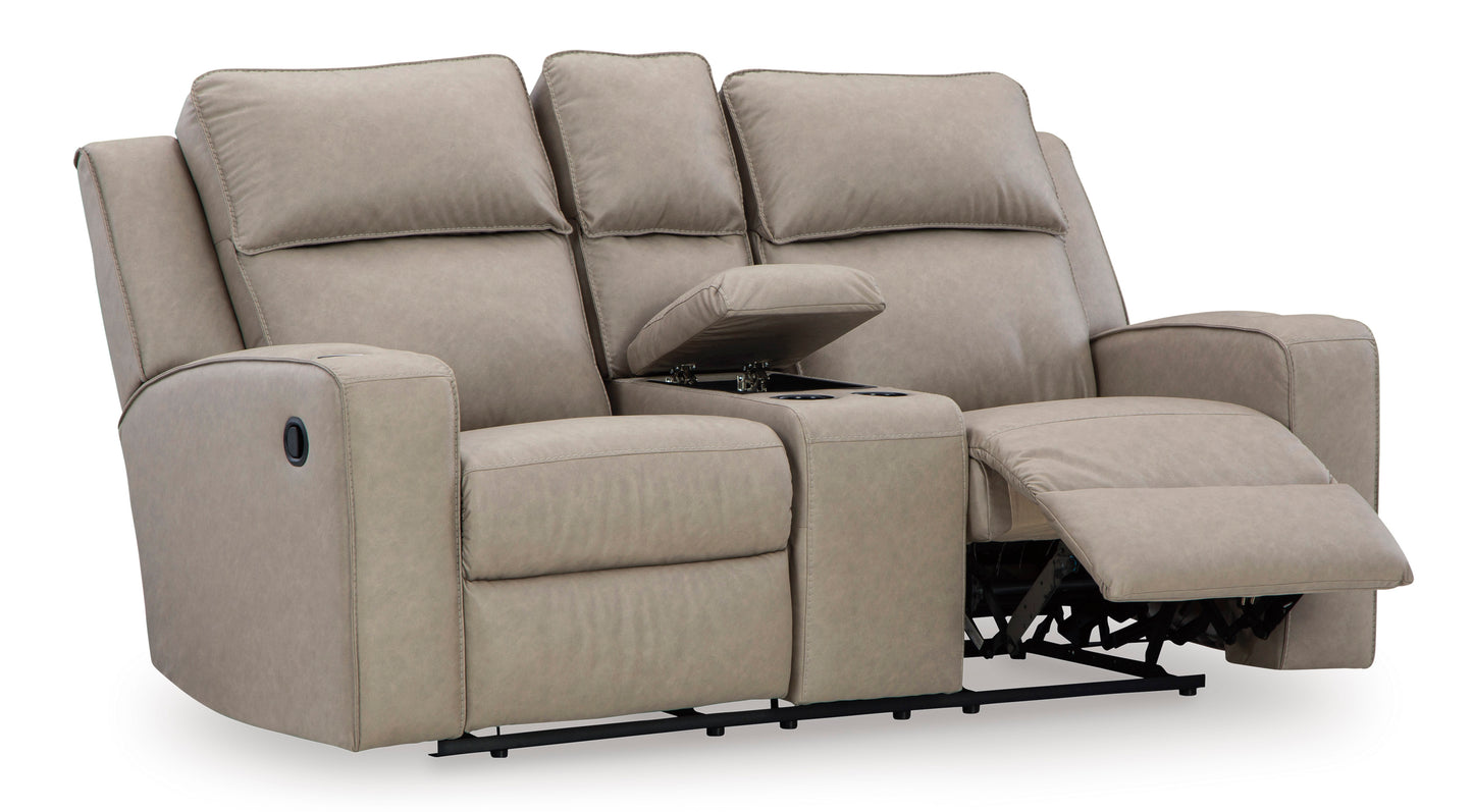 Lavenhorne Reclining Loveseat with Console
