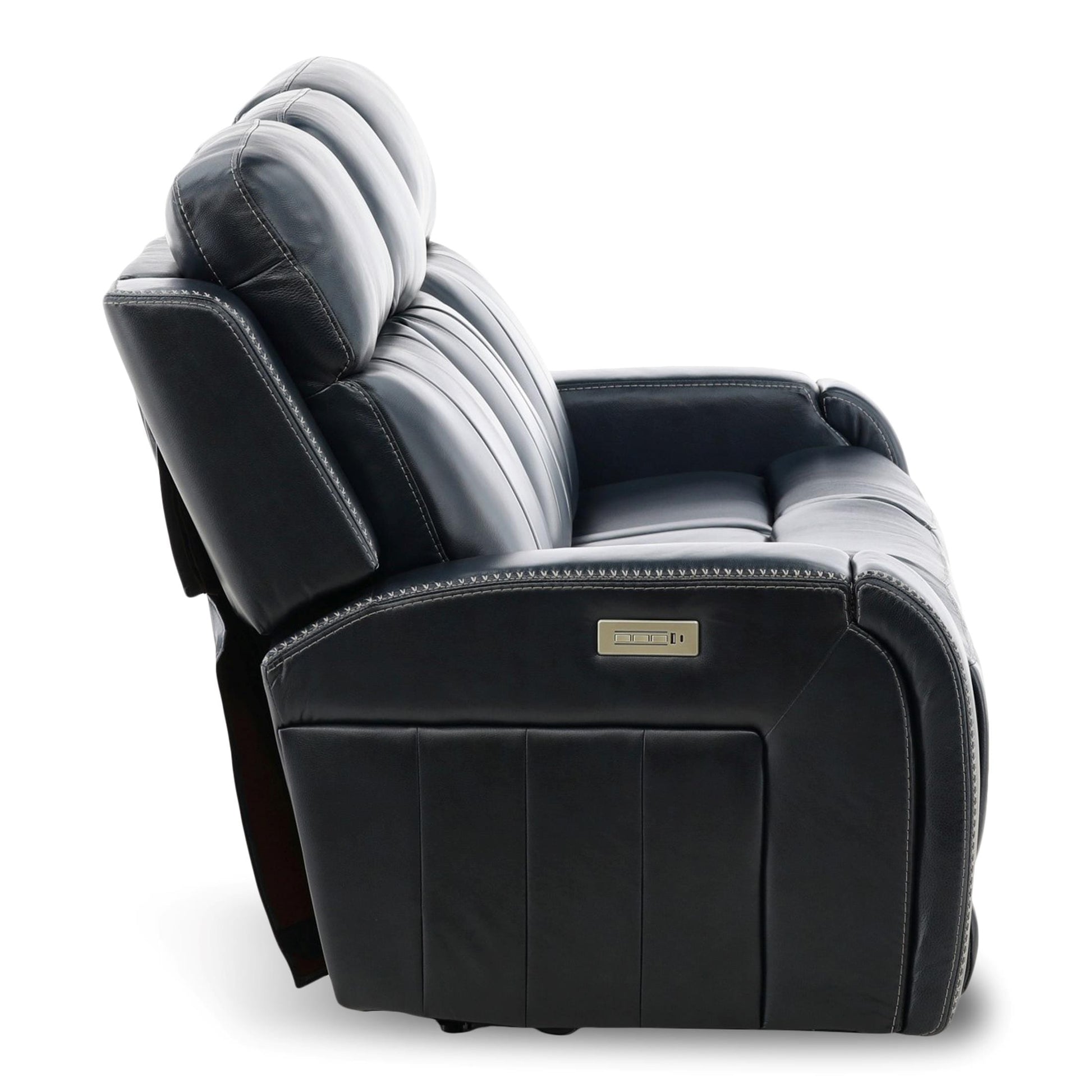 Hampton Leather Power Reclining Sofa