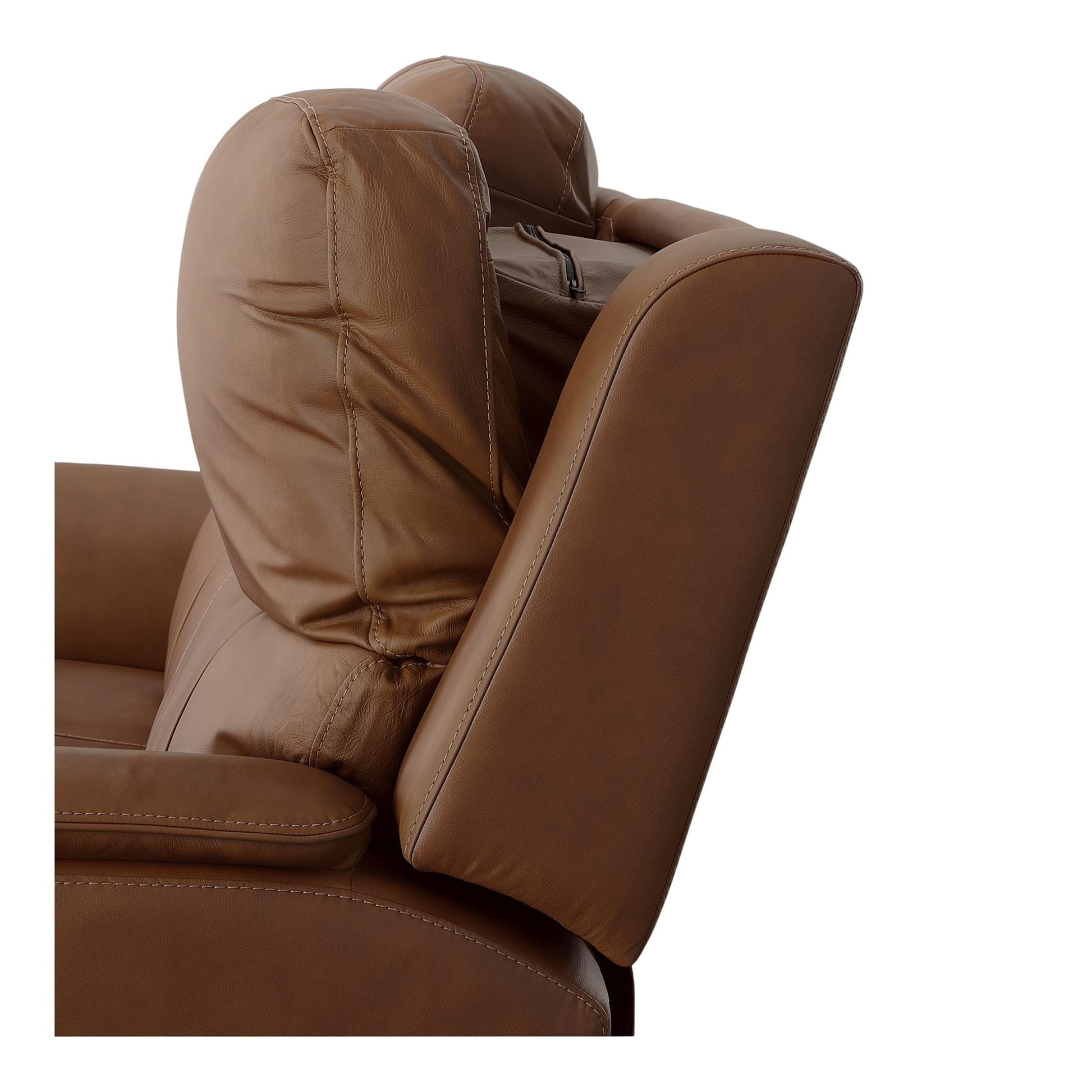 Carmen Leather Power Reclining Loveseat