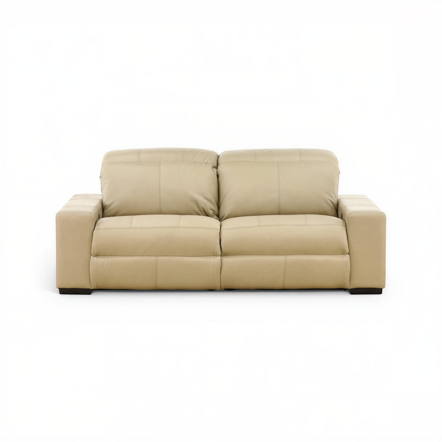 Evren Leather Power Reclining Sofa Smoke