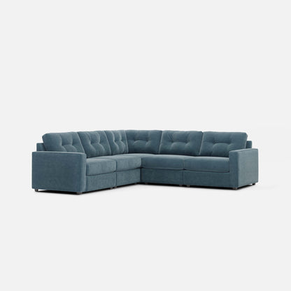 Modular One 5-Piece Sectional - Teal