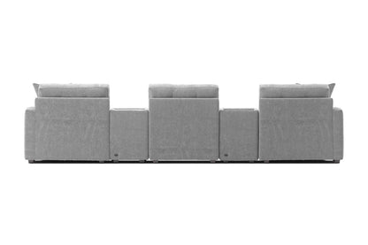 Modular One 5-Piece Theater Sectional - Granite