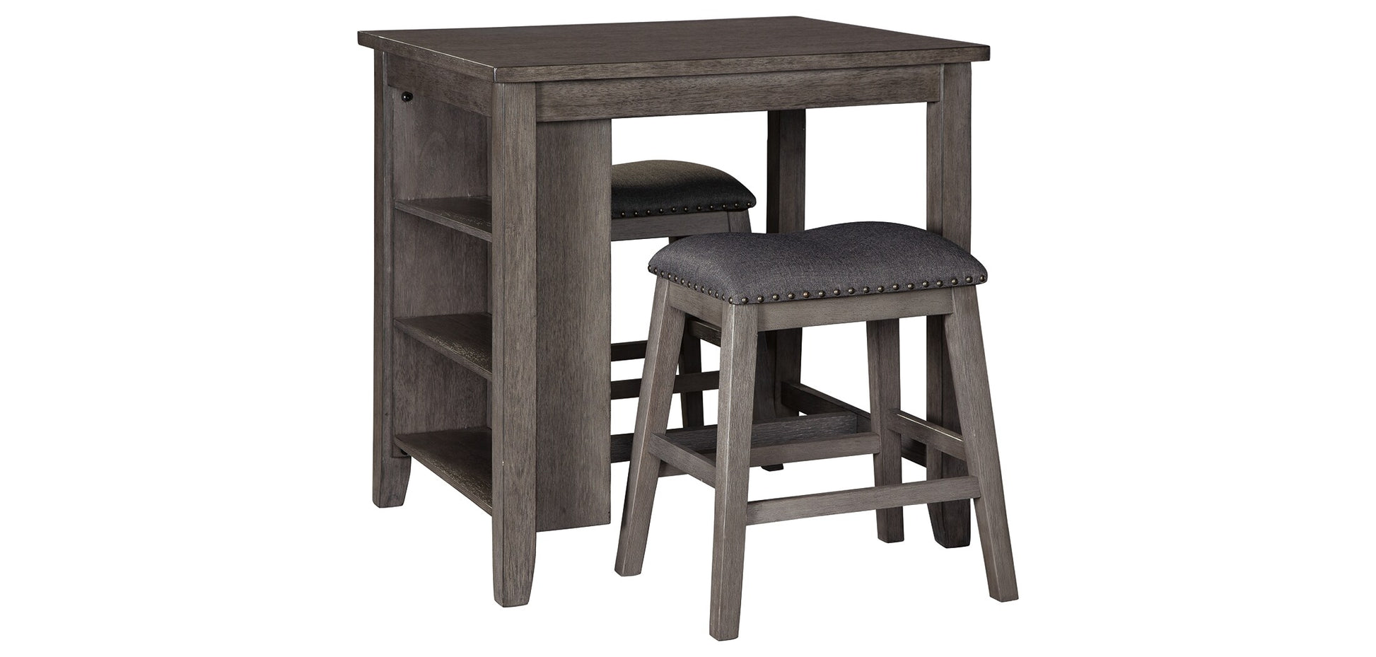 Caitbrook Counter Height Dining Table and Bar Stools (Set of 3)