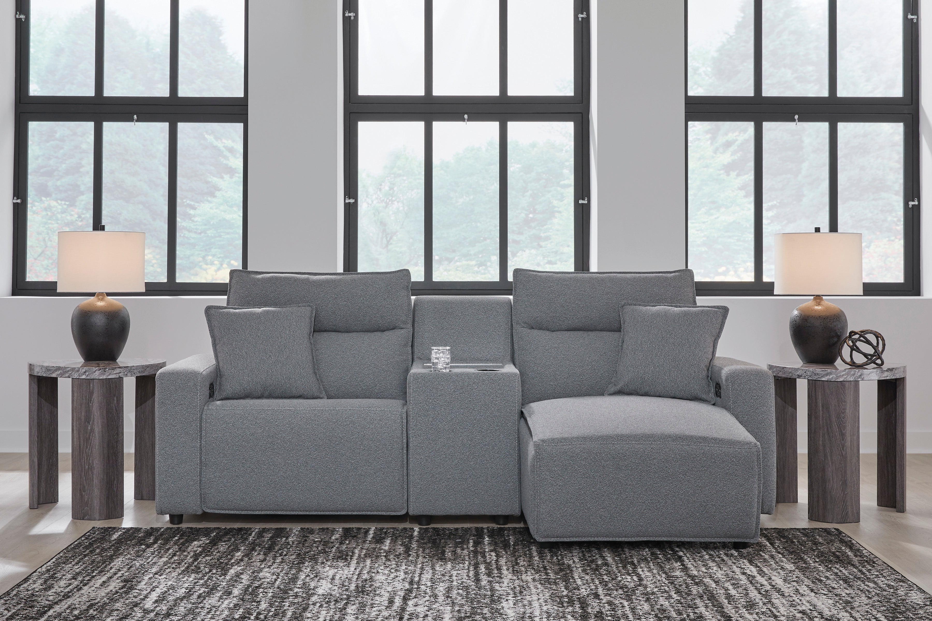Ashley ModMax II 3-Piece Next-Gen Nuvella™ Performance Fabric Dual