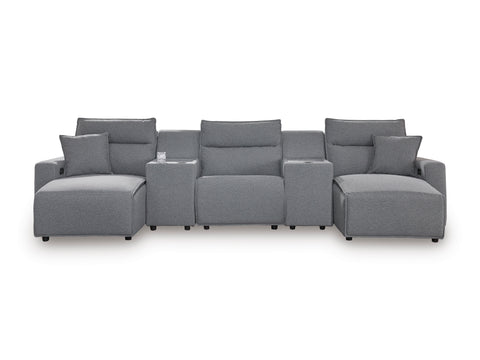 Ashley ModMax II 5-Piece Next-Gen Nuvella™ Performance Fabric Dual