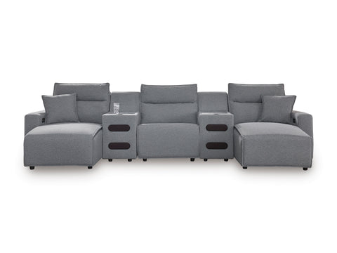 Ashley ModMax II 5-Piece Next-Gen Nuvella™ Performance Fabric Dual