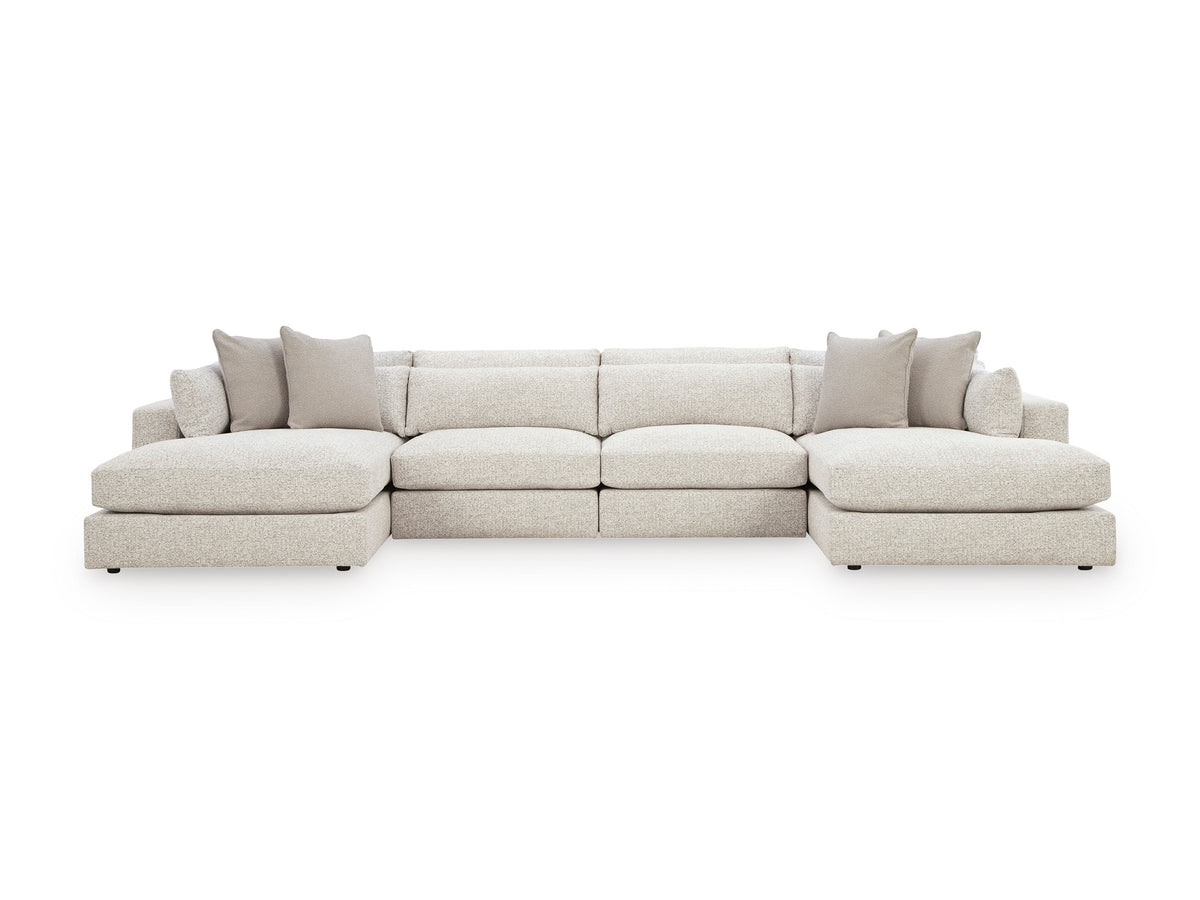 Ashley Stonecroft Manor 4-Piece Double Chaise Modular Sectional