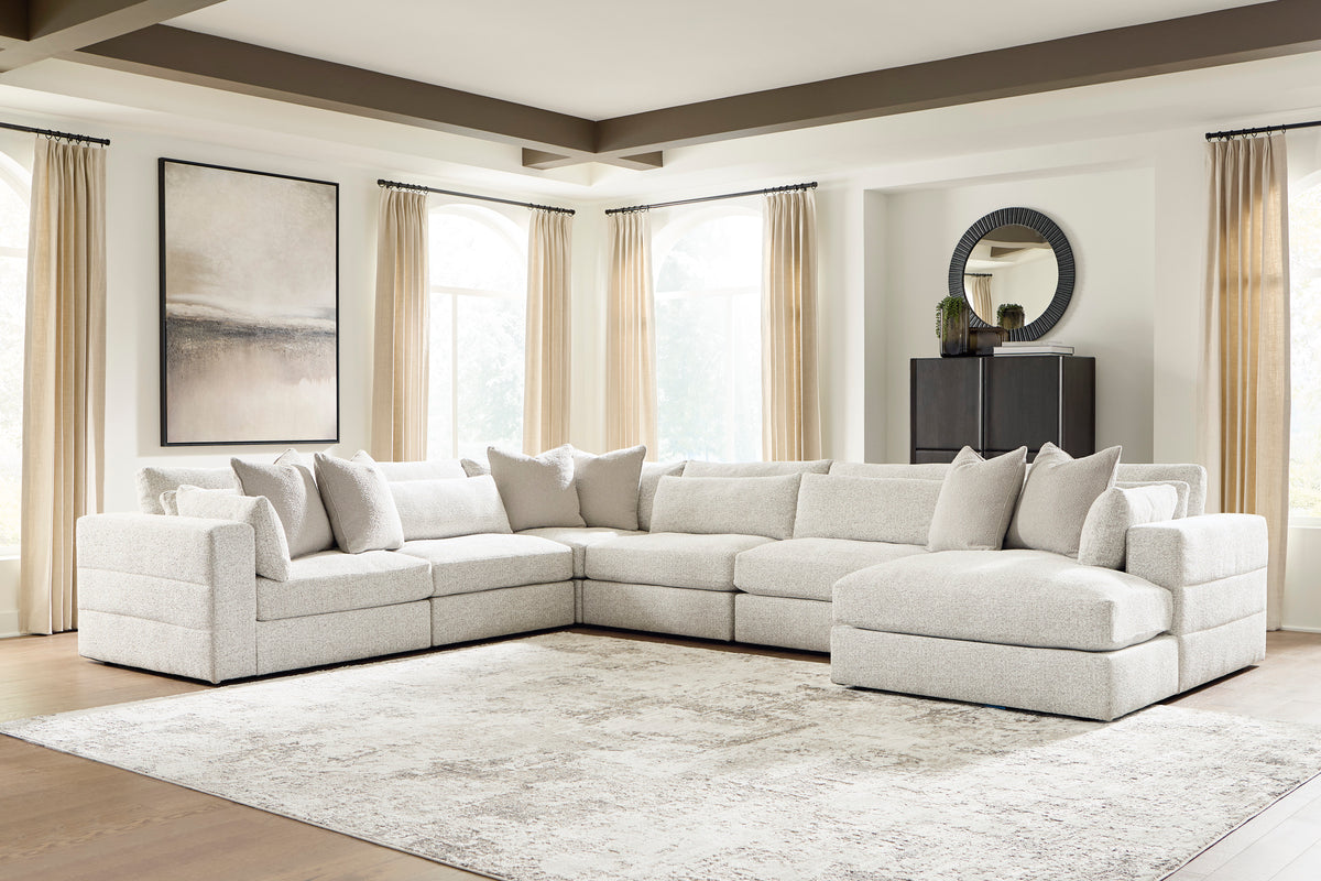 Ashley Stonecroft Manor 6-Piece Modular Sectional with Chaise