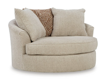Steelwater Retreat Oversized Swivel Accent Chair