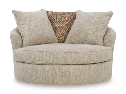 Steelwater Retreat Oversized Swivel Accent Chair