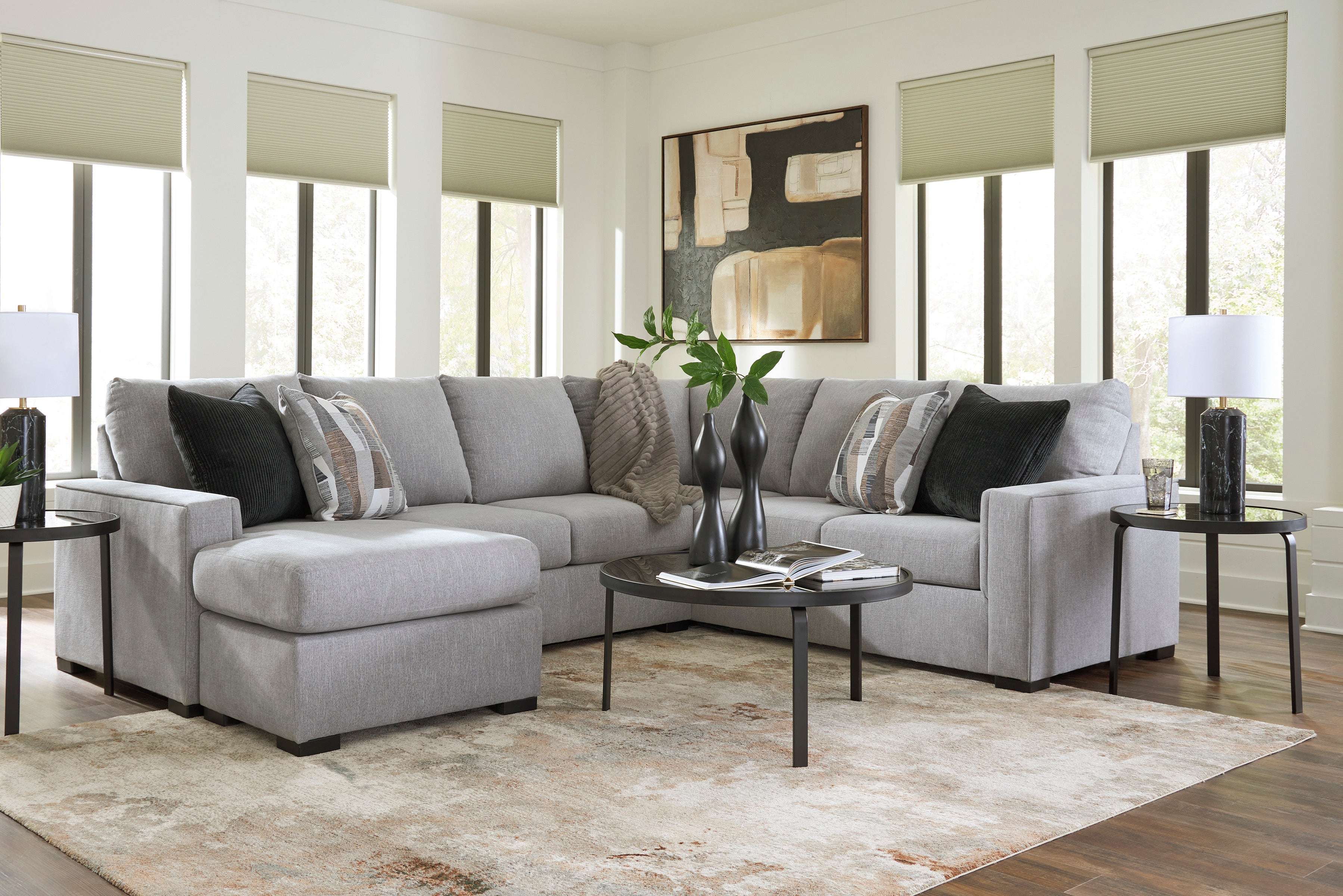 Ashley Lakepoint 2-Piece Sectional with Chaise – Levin Furniture