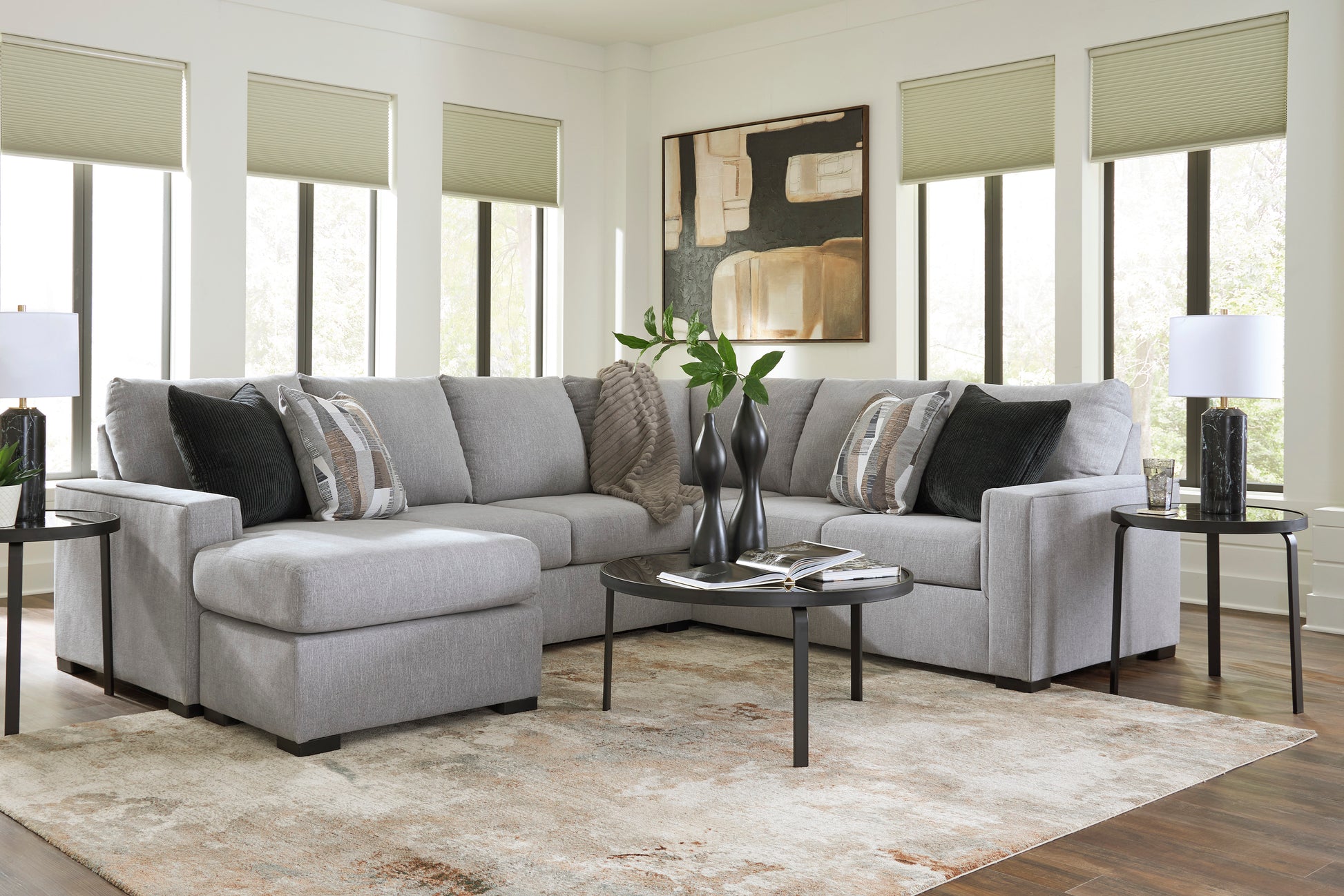 Ashley Lakepoint 2-Piece Sectional with Chaise