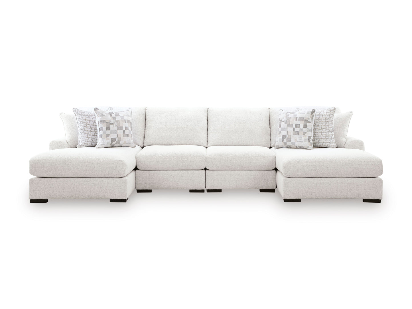 Ashley Wynncroft Manor 4-Piece Double Chaise Sectional
