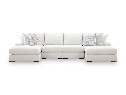 Ashley Wynncroft Manor 4-Piece Double Chaise Sectional