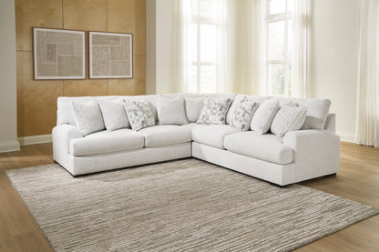 Ashley Wynncroft Manor 3-Piece Next-Gen Nuvella™ Performance Fabric Sectional