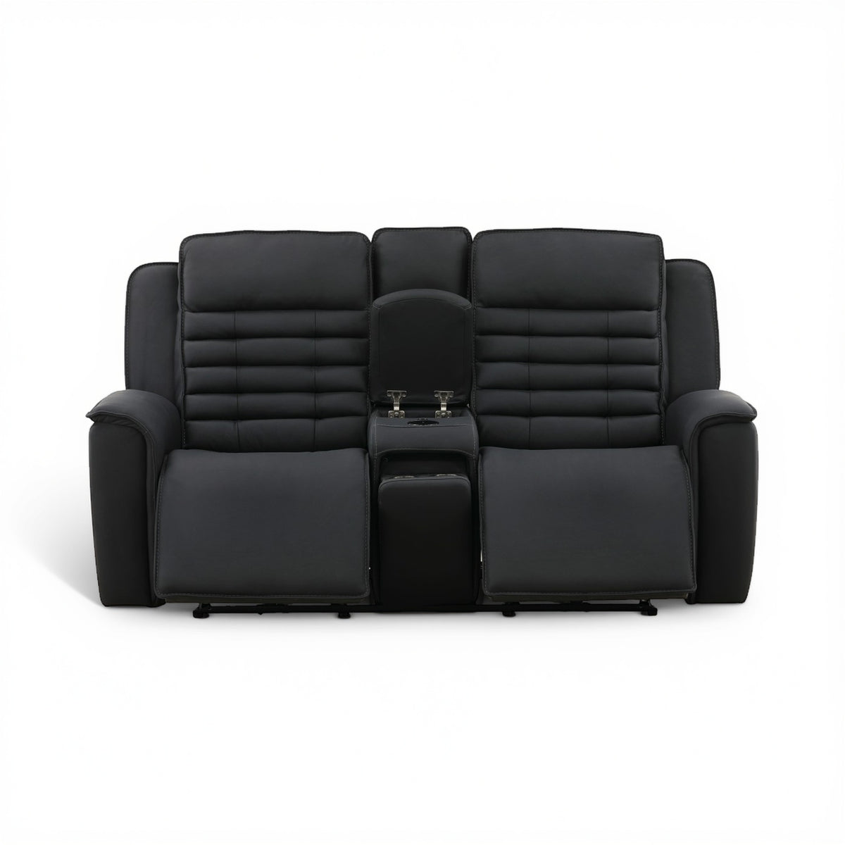 Jackson Leather Power Console Loveseat
