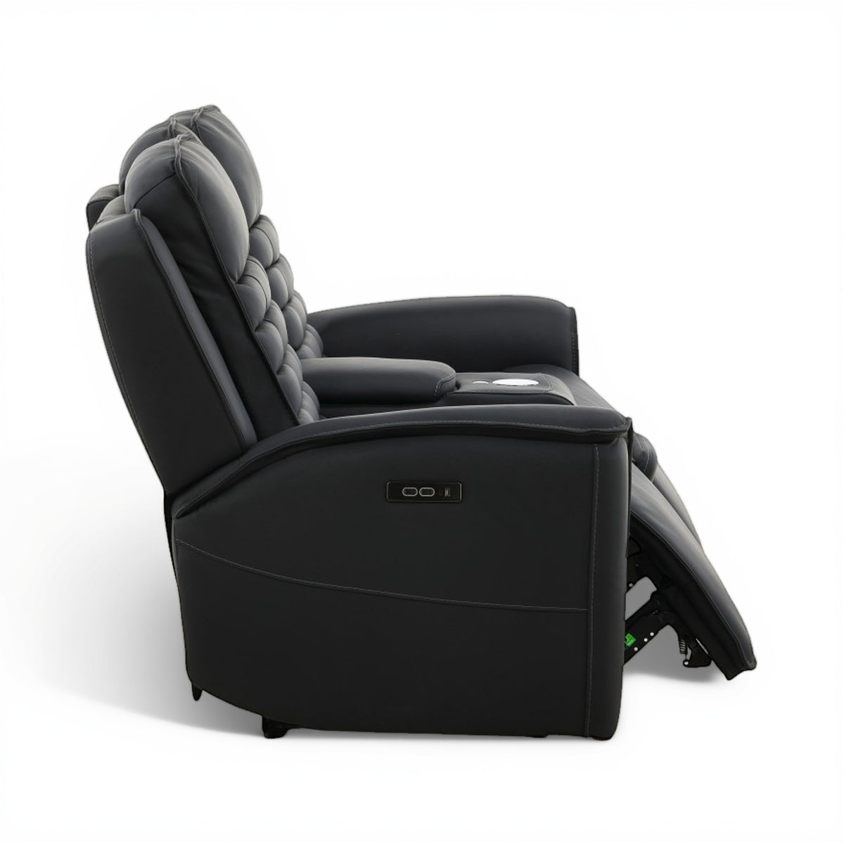 Jackson Leather Power Console Loveseat