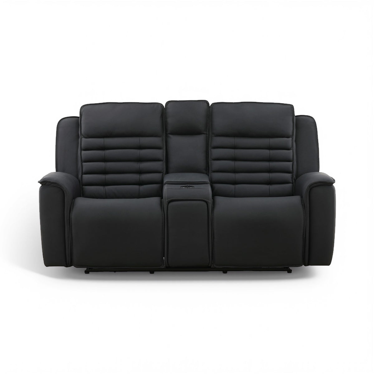Jackson Leather Power Console Loveseat