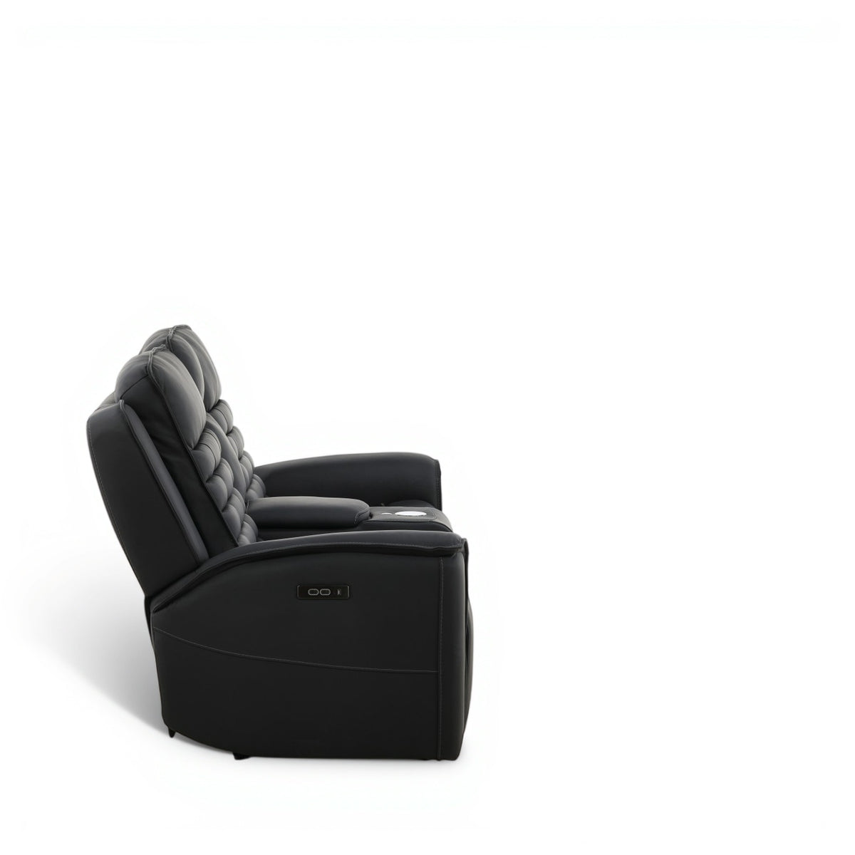 Jackson Leather Power Console Loveseat