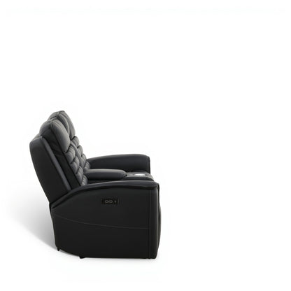 Jackson Leather Power Console Loveseat