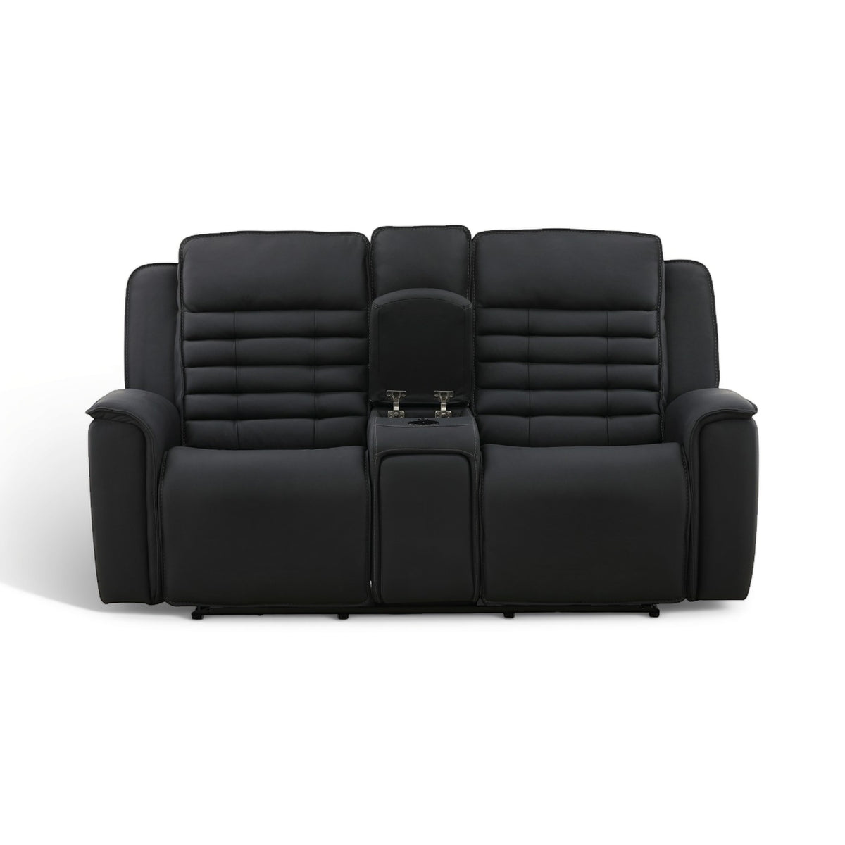 Jackson Leather Power Console Loveseat