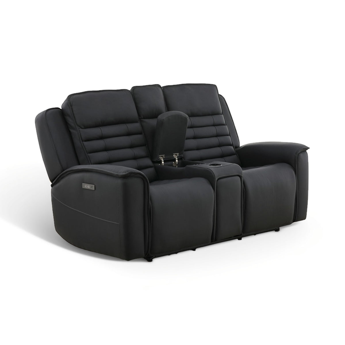 Jackson Leather Power Console Loveseat