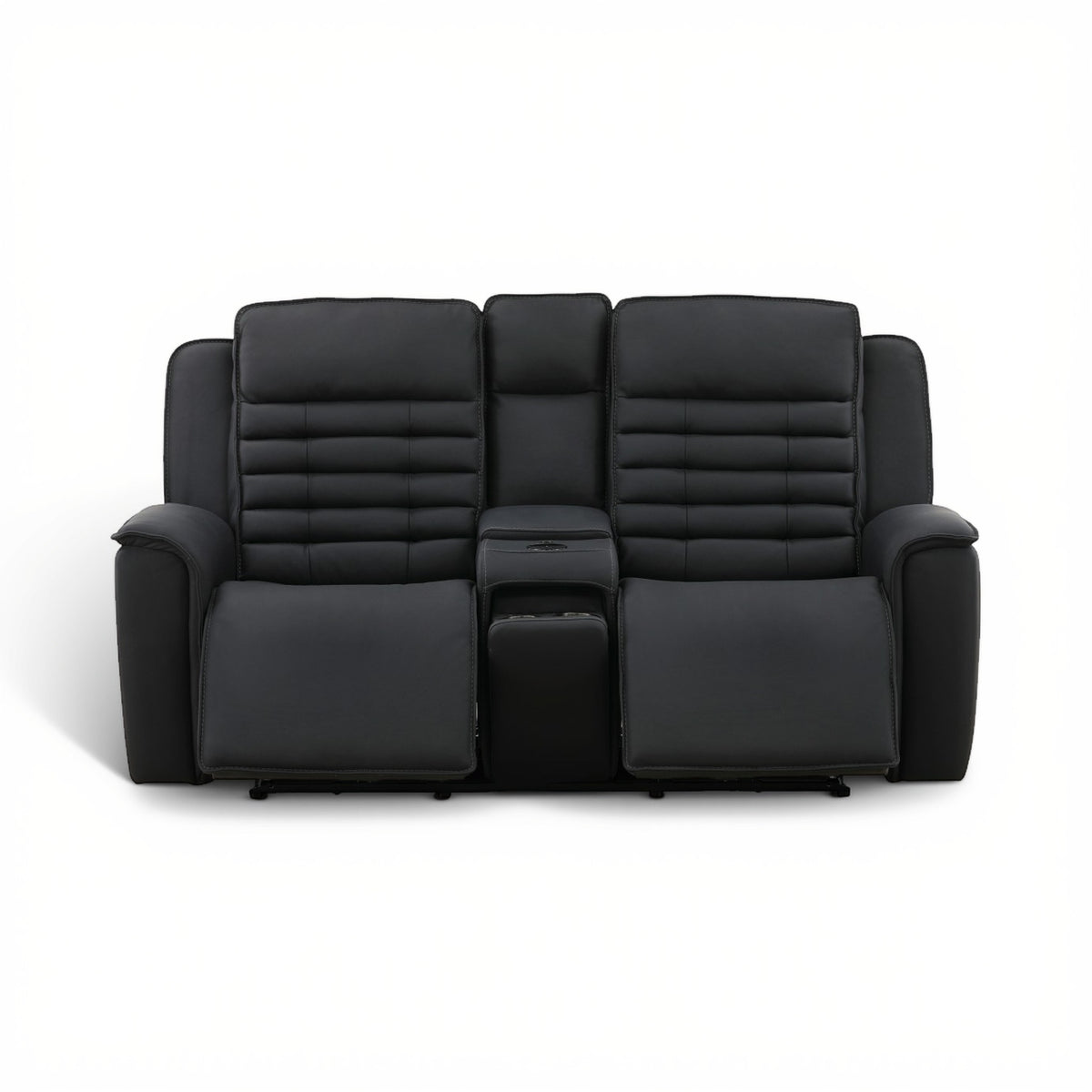 Jackson Leather Power Console Loveseat