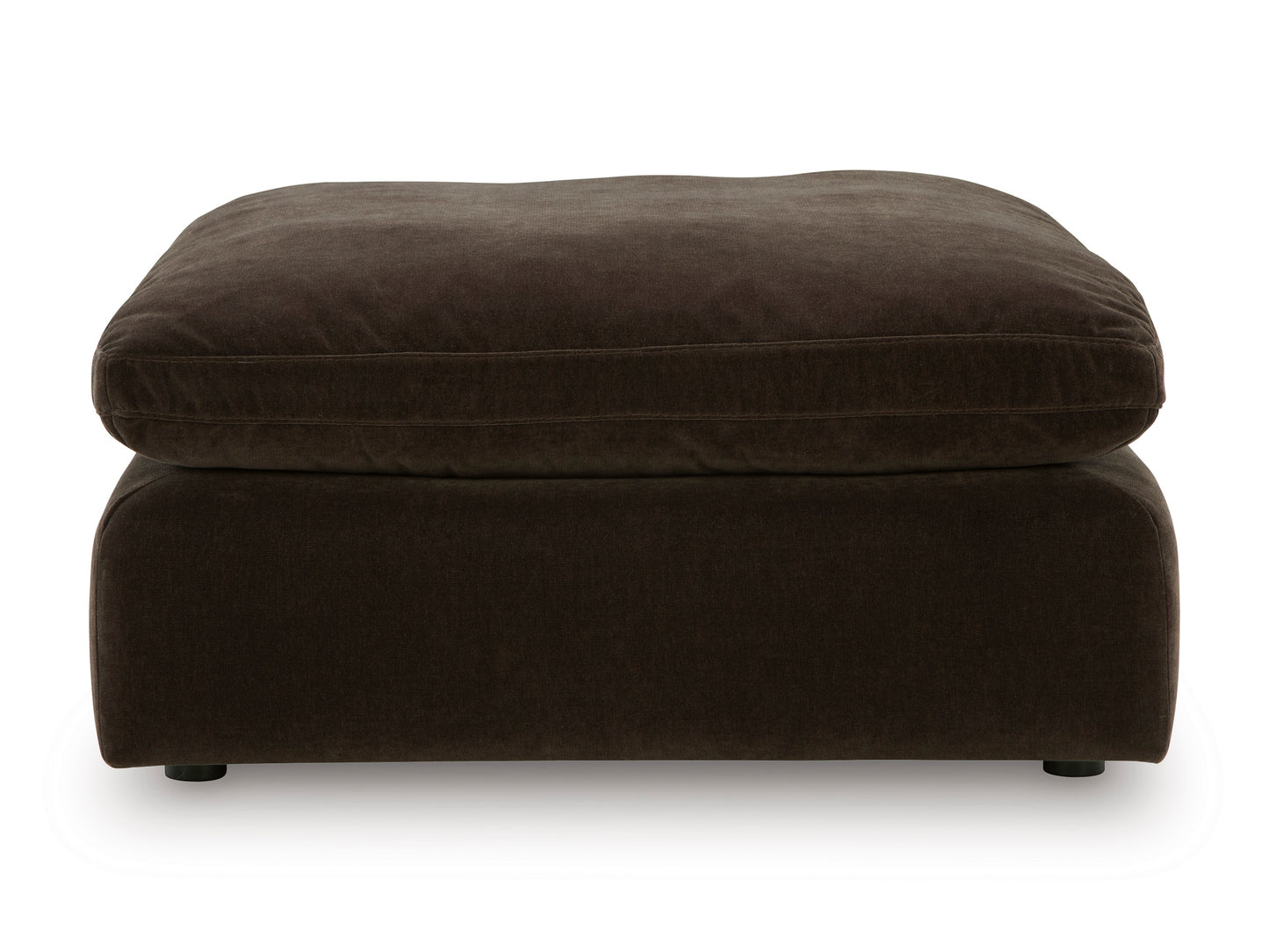 Maxton Heights Oversized Accent Ottoman Dark Brown