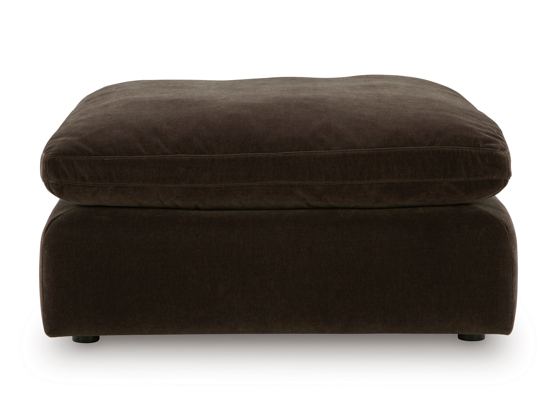 Maxton Heights Oversized Accent Ottoman Dark Brown