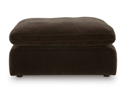 Maxton Heights Oversized Accent Ottoman Dark Brown