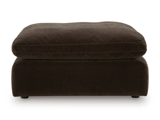Maxton Heights Oversized Accent Ottoman Dark Brown